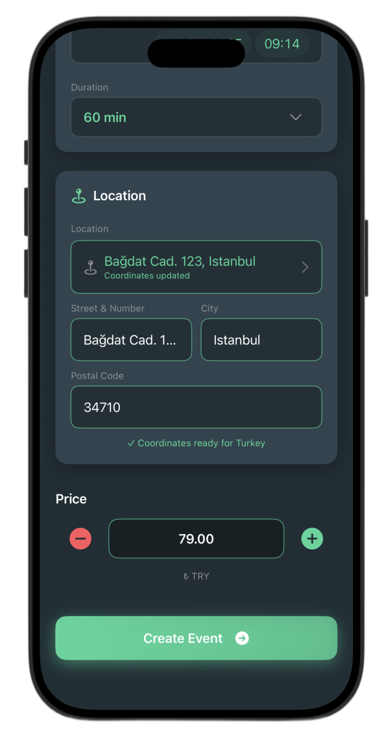 Kolay Etkinlik Oluşturma - Ekran 2